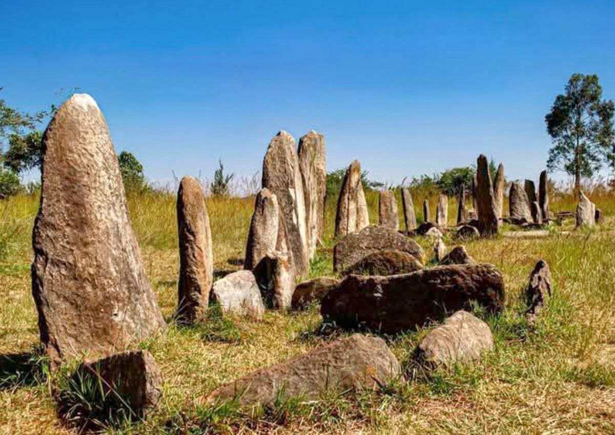 Tiya standing stones in Ethiopia